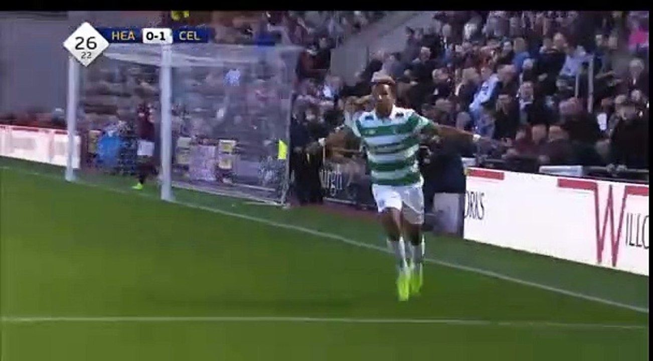 Second Goal Sinclair S. (0 2) Hearts vs Celtic