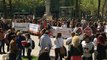 Protesta en Barcelona en defensa de los derechos de los animales