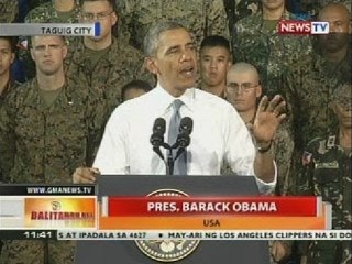 U.S. Pres. Obama, binigyang-diin na dedepensahan ang Pilipinas bilang kaalyado