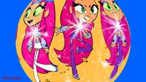 Teen Titans Go Color Swap Transforms Starfire Colors Episode Starfire Kids Coloring Animation