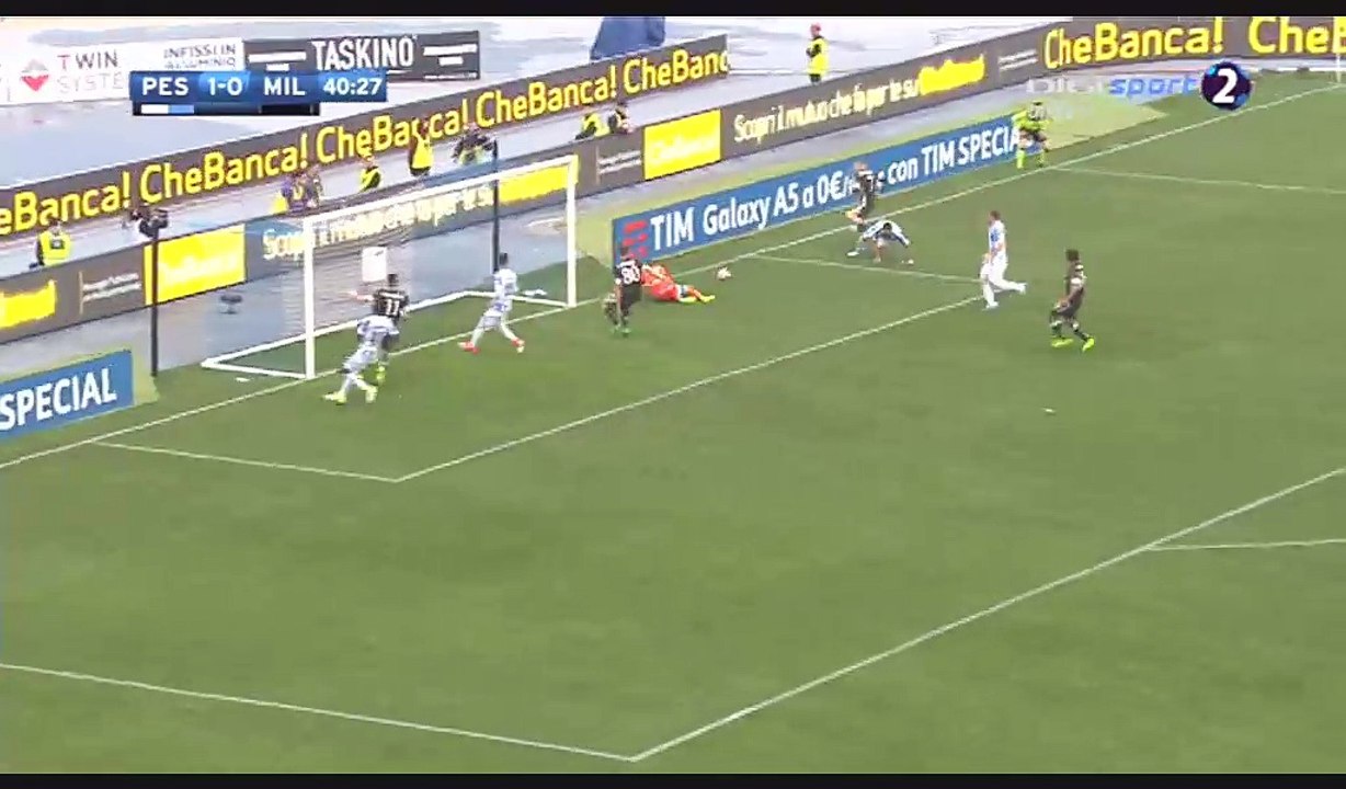 Mario Pasalic Goal HD - Pescara 1-1 AC Milan - 02.04.2017