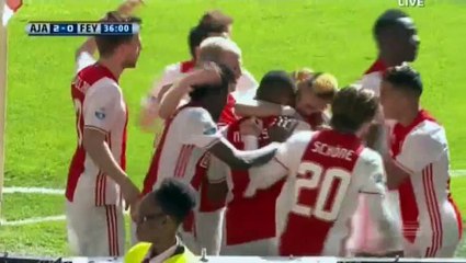 David Neres Goal HD - Ajax 2-0 Feyenoord - 02.04.2017 HD