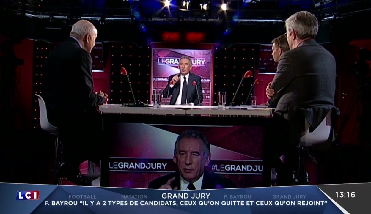 François Bayrou, invité du Grand Jury sur RTL-LCI - 020417