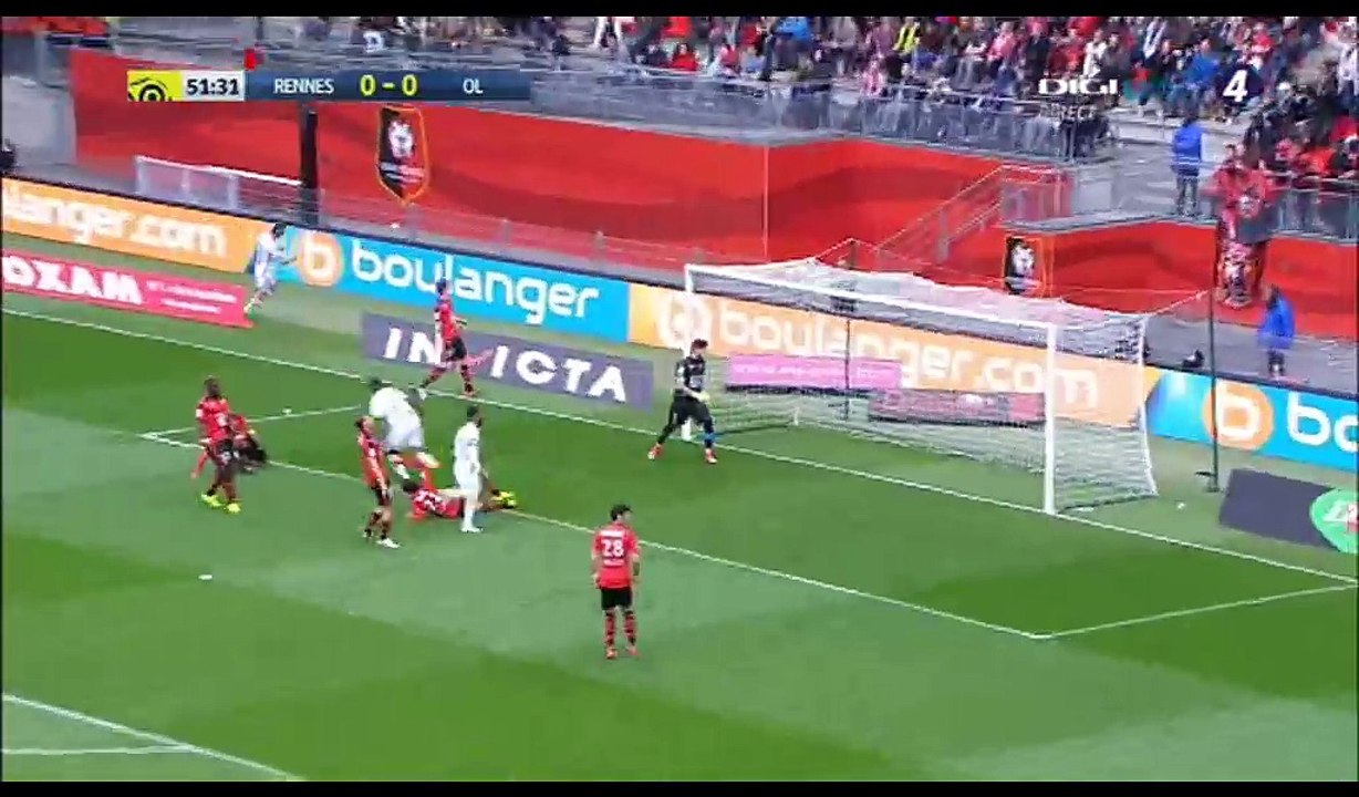 Maxwel Cornet Goal HD - Rennes 0-1 Lyon - 02.04.2017