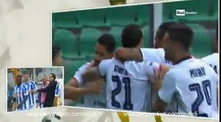 Marco Borriello Goal Palermo 1 - 2 Cagliari SA 2-4-2017