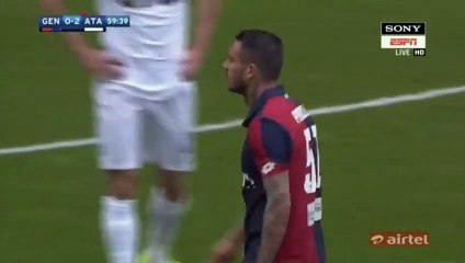 Mauricio Pinilla Red Card HD - Genoa 0-2 Atalanta - 01.04.2017 HD