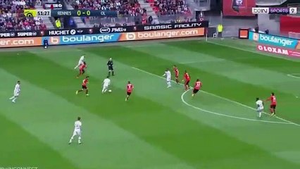 Maxwel Cornet Goal HD - Rennes 0-1 Olympique Lyon 02.04.2017 HD