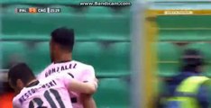 Giancarlo González Goal HD - Palermo 1-0 Cagliari 02.04.2017
