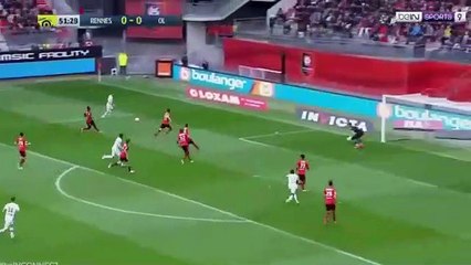 But Maxwel Cornet Rennes - Lyon 0-1 HD-  01.04.2017
