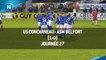 J27 : US Concarneau - ASM Belfort (1-0), le résumé