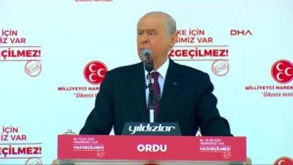 Ordu MHP Lideri Devlet Bahçeli Ordu'da Konuştu