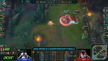 SKT vs SSG Game 1 Highlights, S6 Worlds 2016 Grand Final, SK Telecom T1 vs S