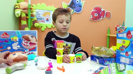 Chases Corner - SCARY DENTIST   GIANT CANDY! PLAYDOH FNAF DOCTOR DRILL n FILL TEETH (#47) F