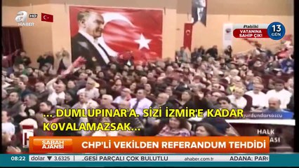 Çakma kabadayı CHP'liye meydan okudu; delikanlıysan gel