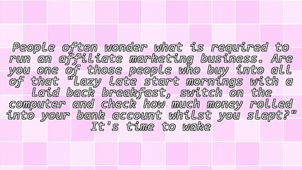 A Daily Routine For An Affiliate Marketer