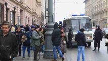 Varias decenas de detenidos en Moscú durante protesta no autorizada