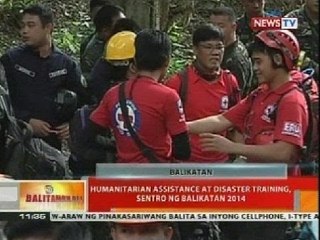 Humanitarian assistance at disaster training, sentro ng Balikatan 2014