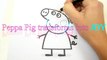 PEPPA PIGs into Inside Out JOY custom drawing and