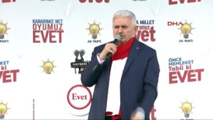 Kayseri - Başbakan Yıldırım, Kayseri Mitinginde Konuştu 5