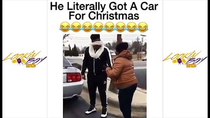 He Literally Got A Car for Christmas