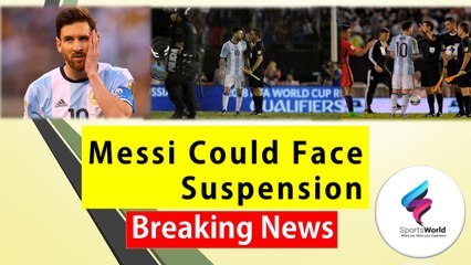 Breaking News  Leo Messi insulted the officials as Argentina beat Chile  Sports World