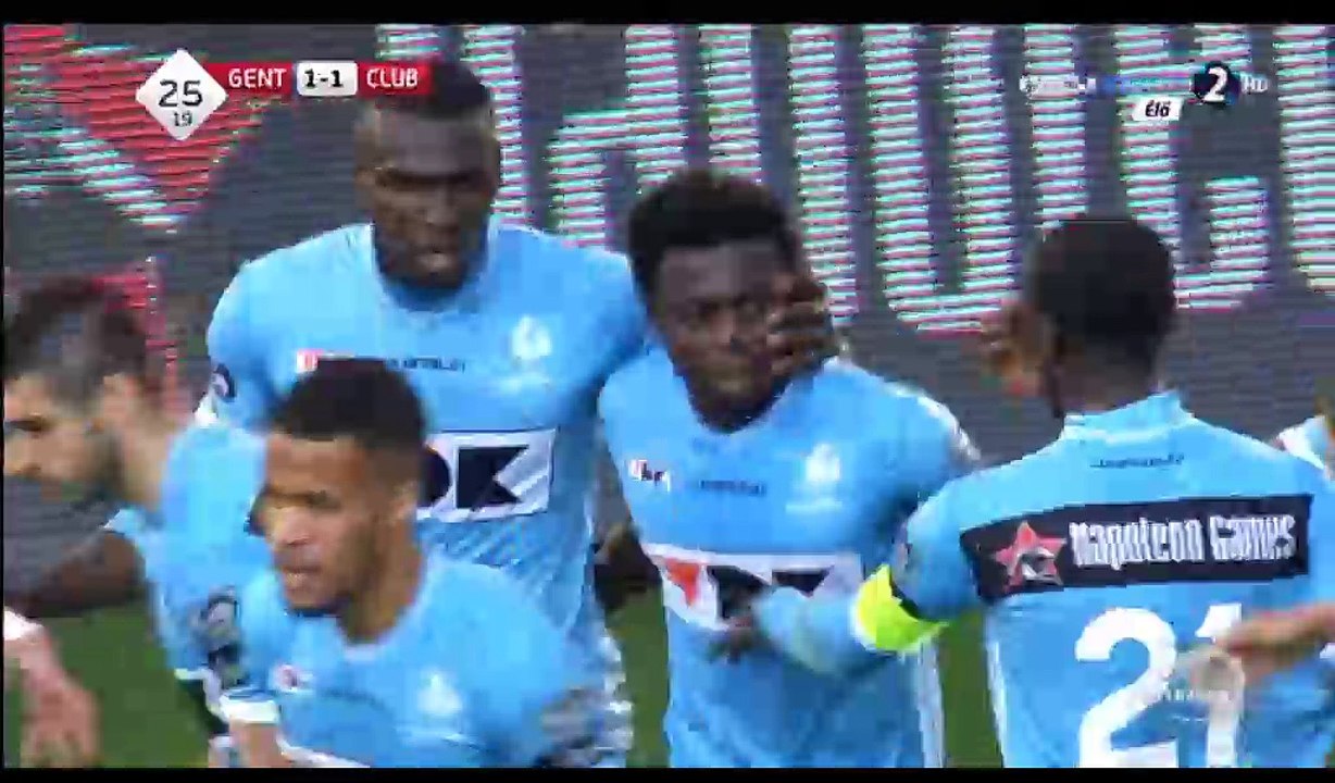 Moses Simon Goal HD - Gent 1-1 Club Brugge KV - 02.04.2017