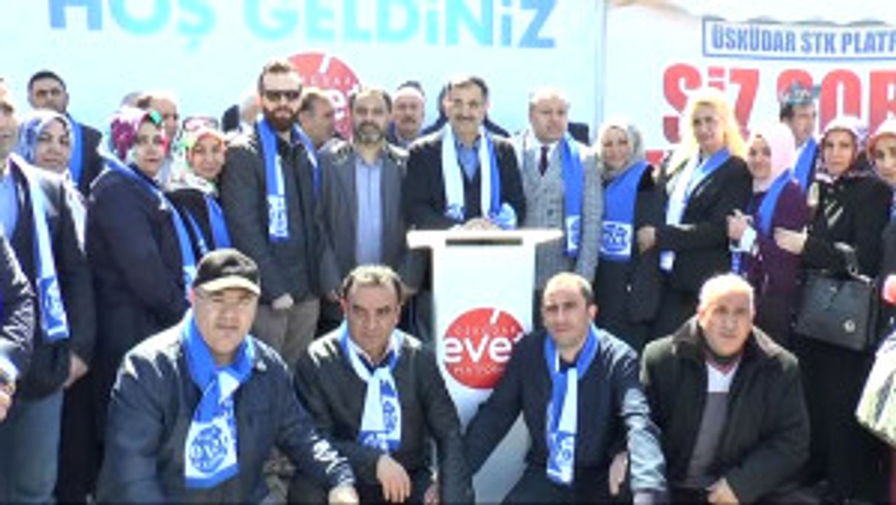 Üsküdar'da 74 Sivil Toplum Kuruluşu 'Evet' Oyu Kullanacağını Açıkladı