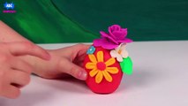 Play Doh Surprise Eggs for Kids with4234 Peppa Pig Masha Spongebob and More Toy Surpri