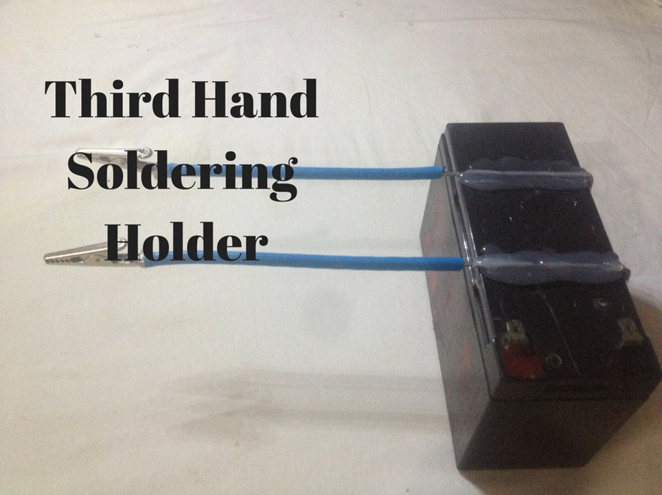 How to make a third hand welding - Third Hand Soldering Holder- Creative Point