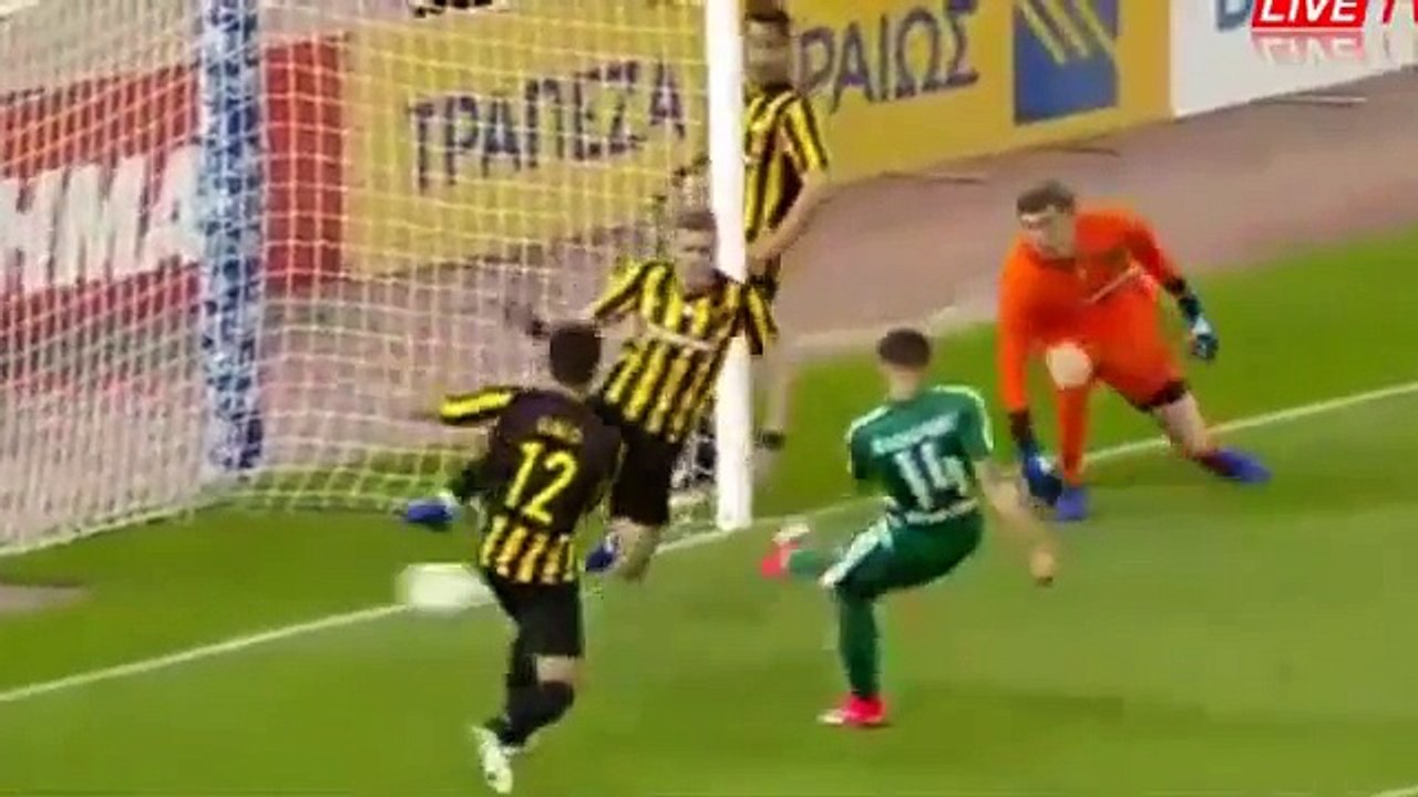 AEK Athens FC vs Panathinaikos 2-3 All Goals & Highlights HD 02.04.2017