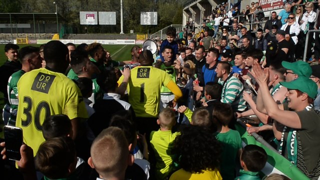 Les Francs Borains ont battu Rebecq, le leader, ambiance des joueurs et du public ! Vidéo Eric GHISLAIN
