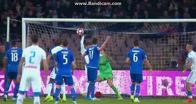 Dries Mertens Tried To Score with HAND - Napoli vs Juventus - Serie A - 02/04/2017 HD