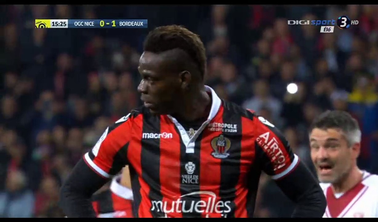 Mario Balotelli Goal HD - Nice 1-1 Bordeaux - 02.04.2017