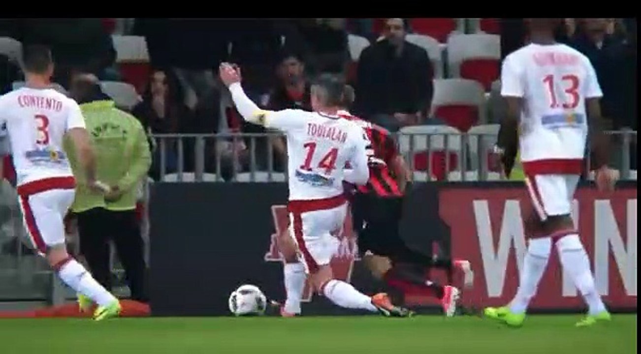 Penalty Goal Balotelli (1 1) Nice vs Bordeaux