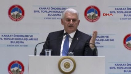 Kayseri Başbakan Yıldırım, Stk'larla Buluşma Toplantısında Hdp'yi Eleştirdi - 3