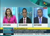 Registran en Ecuador importante afluencia de votantes