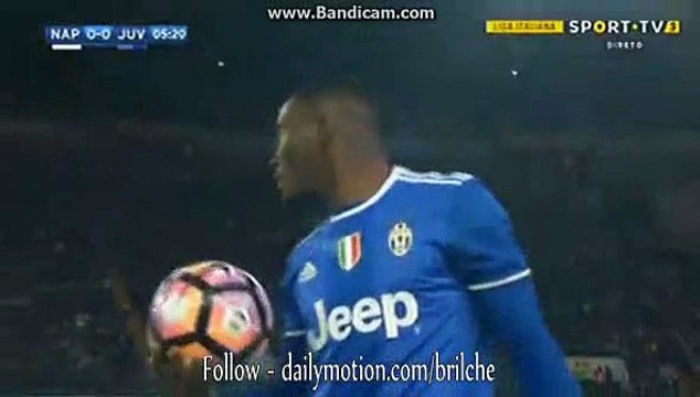 1st Half Goal & Highlights - Napoli 0-1 Juventus Serie A 02.04.2017