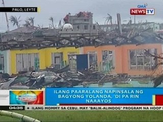 Ilang paaralang napinsala ng Bagyong Yolanda, 'di pa rin naaayos