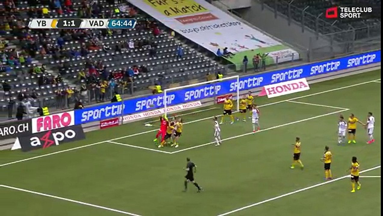 Young Boys 1:2 FC Vaduz   (Swiss Super League 1.April 2017)