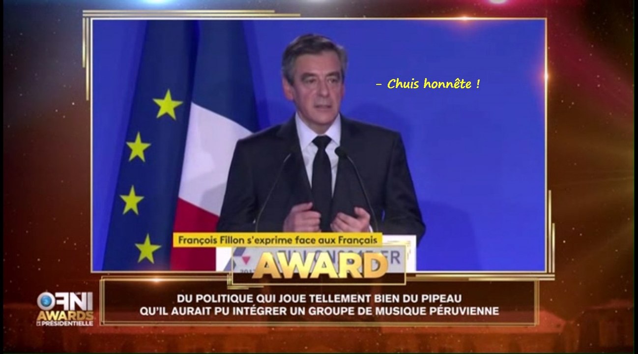 Fillon: Élu meilleur joueur de pipeau (& 'Vanne de l'Année')