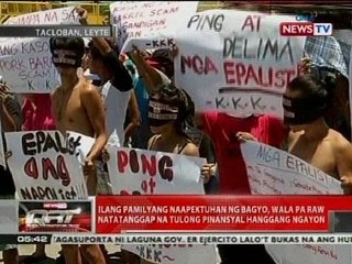 Ilang pamilyang naapektuhan ng bagyo, wala pa raw natatanggap na tulong pinansyal hanggang ngayon