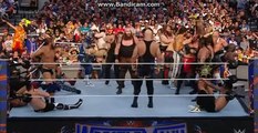Wrestlemania 33 Braun Strowman eleminates Big Show