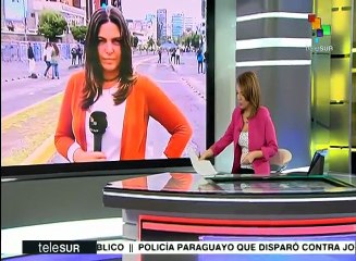 Seguidores de AP y CS llegan a CNE para esperar resultado de ballotage