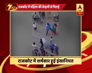India: Woman beaten up on the road, nobody comes forward to help