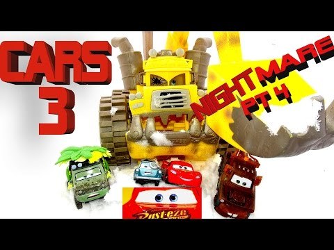 Lightning McQueen's Cars 3 NIGHTMARE Pt 4 Buried in Snow by Cars 2 Lemons Screaming Banshee