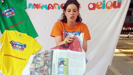 Trucos de magia fáciles de hacer para niños: leche al periódico