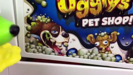 SUPER GROSS DOG EATrise Toilet Opening Toys Ugglys Pet Shop Wash V