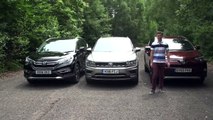 Volkswagen Tiguan vs Honda CR-V vs Toyota RAV4