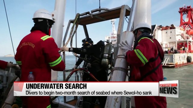 Underwater search where Sewol-ho lay begins Sunday