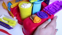 Play Doh Popcorn Machine How to Make Popcorn Play-Doh Poppin' Movie Snacks Play Dough